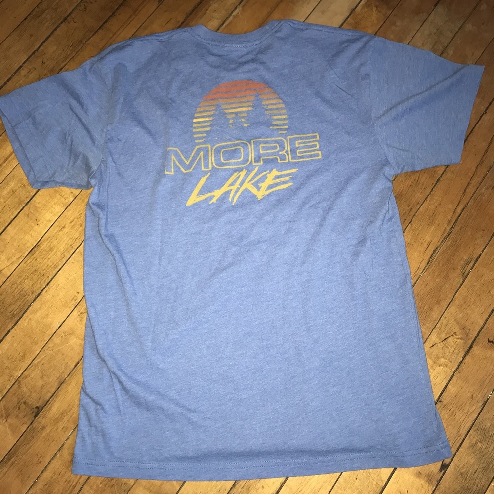Mitten State "Less‎ Work, More Lake" Michigan Soft T-Shirt